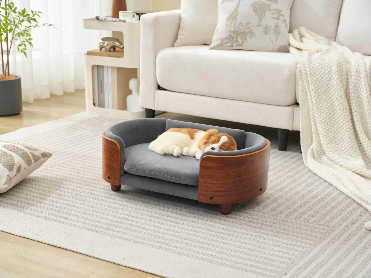 Orthopedic Scandinavian Solid Wood Elevated Dog Bed - Sleep Galleria