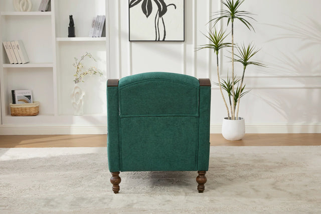 Oversized Chenille Fabric Lounge Chair With Storage - Omega Lifestyles