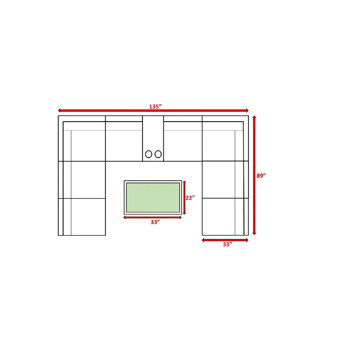 Outdoor 10-Piece Weather-Resistant Patio Wicker Sectional Set - Omega Lifestyles