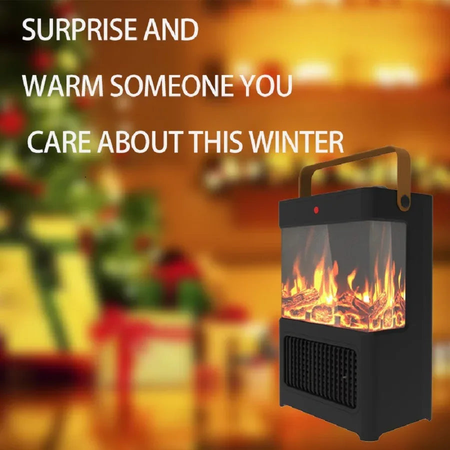 Portable Electric Freestanding 1500W Indoor Fireplace Heater - Omega Lifestyles