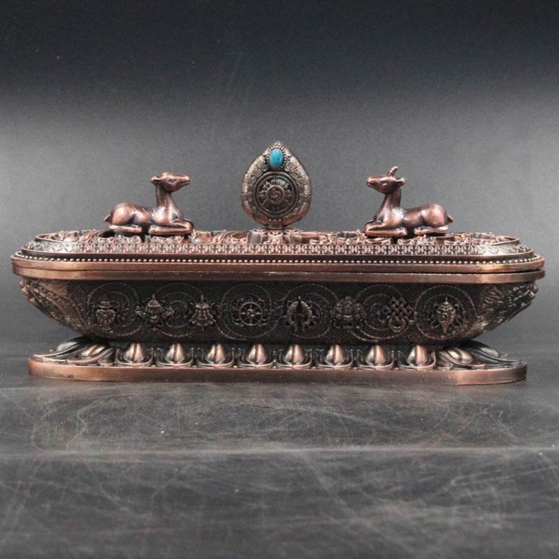 Antique Bronze Decorative Alloy Incense Burner - Sleep Galleria