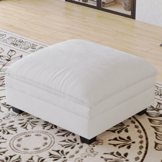 Mid Century Modern Beige Fabric Loveseat Sofa - Omega Lifestyles