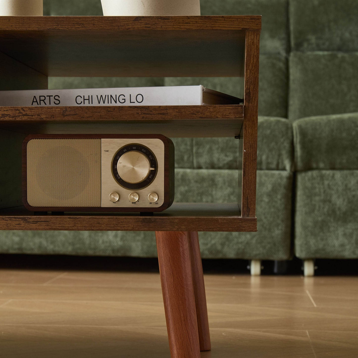 Wood Lift Top Coffee Table With Storage Shelf - Sleep Galleria