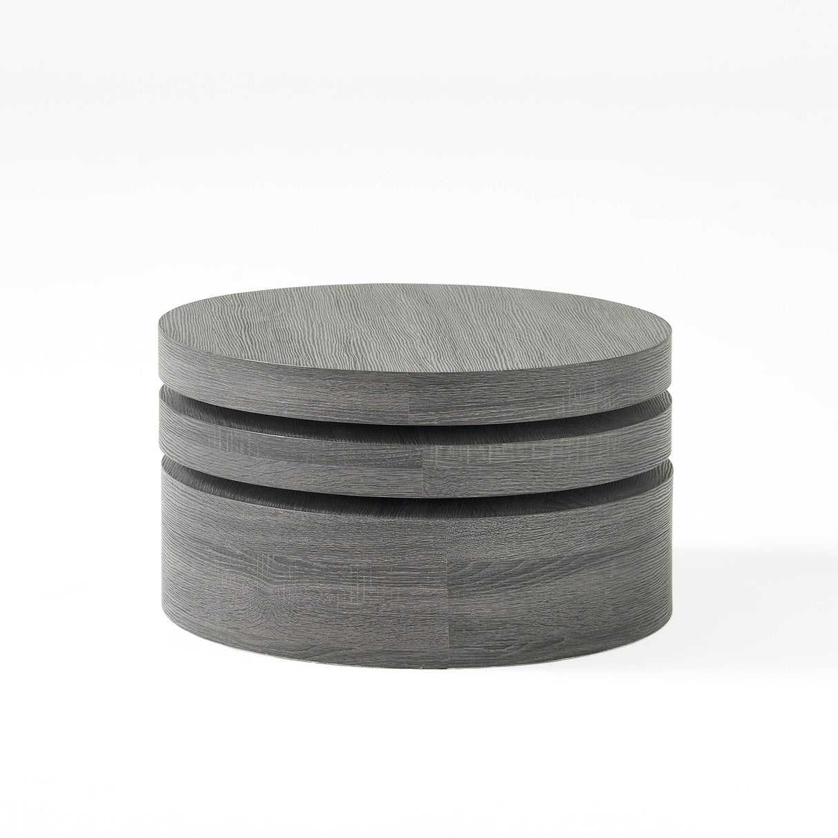 Contemporary Small Oval Rotating Coffee Table - Sleep Galleria