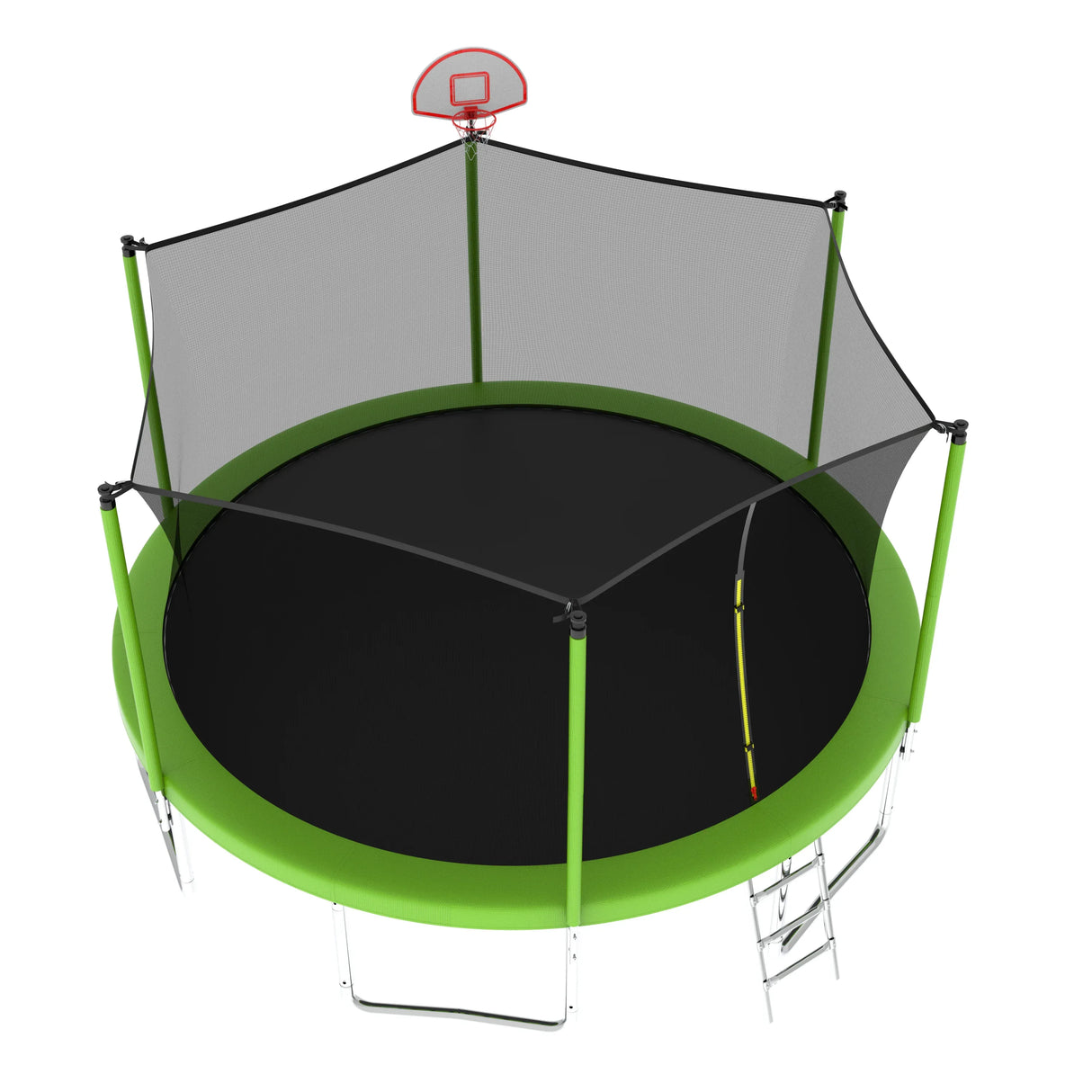 14-Inch Kids Outdoor Safety Enclosure Trampoline - Omega Lifestyles