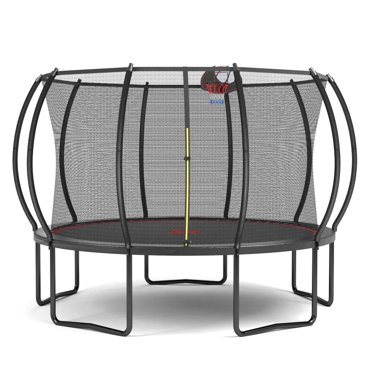 12-Foot Galvanized Steel Outdoor Garden Trampoline - Omega Lifestyles