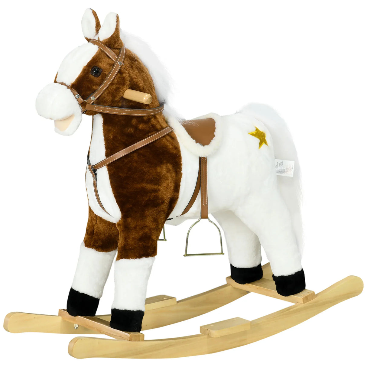 Plush Interactive Sound Toddler Plush Rocking Horse - Omega Lifestyles