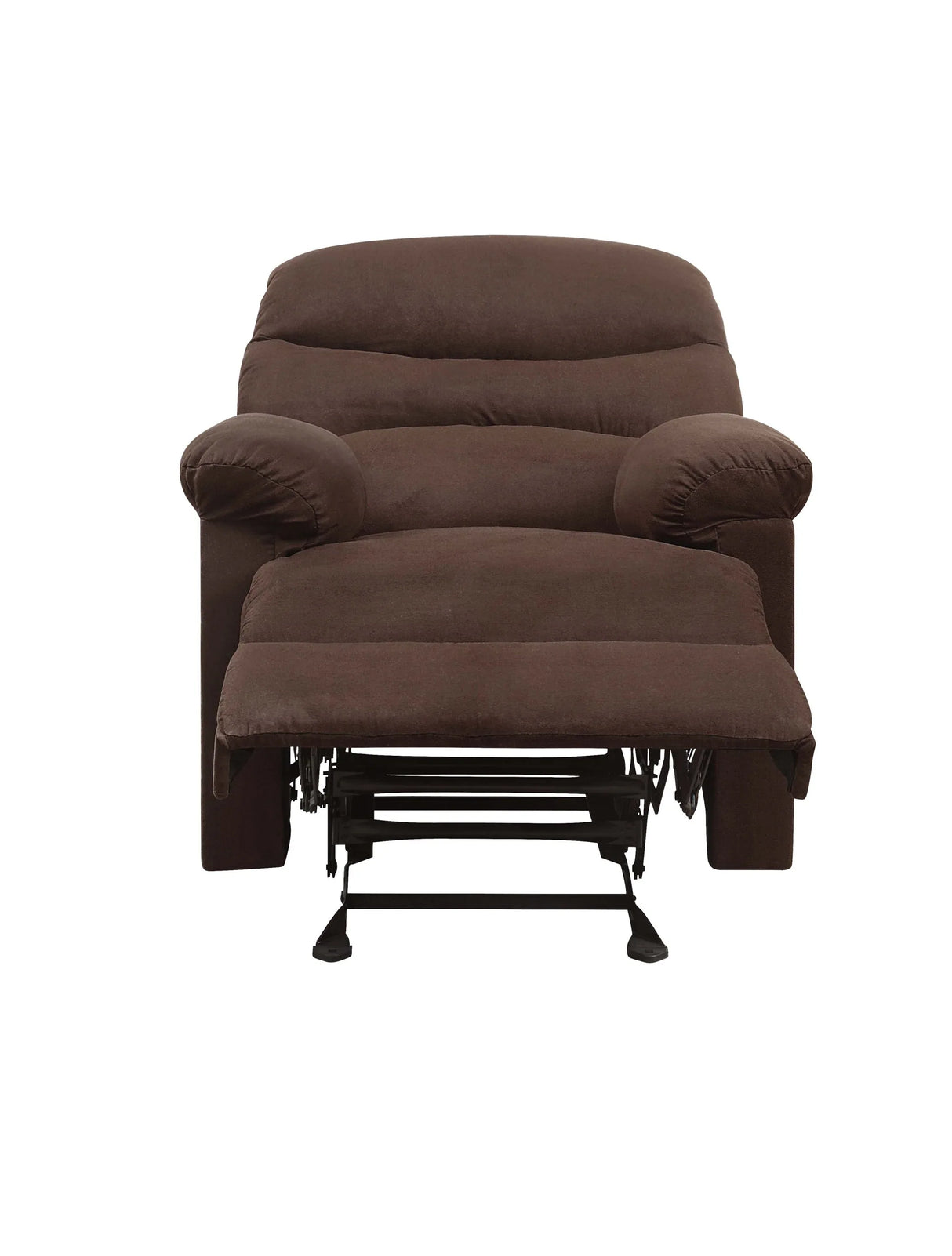 Chocolate Microfiber Motion Glider Recliner With Reclining Function - Omega Lifestyles