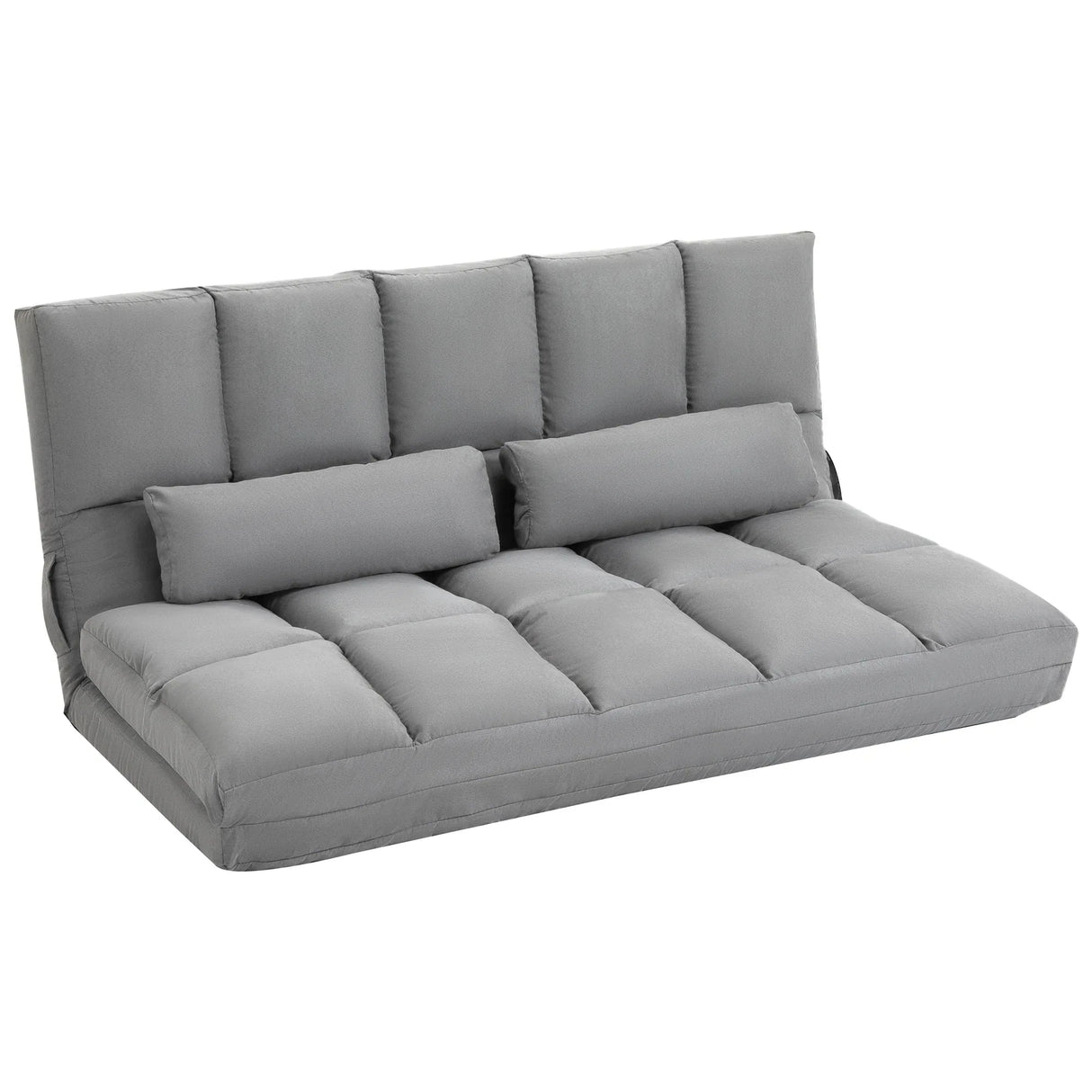 Adjustable Folding Floor Sofa Bed With 2 Pillows - Omega Lifestyles