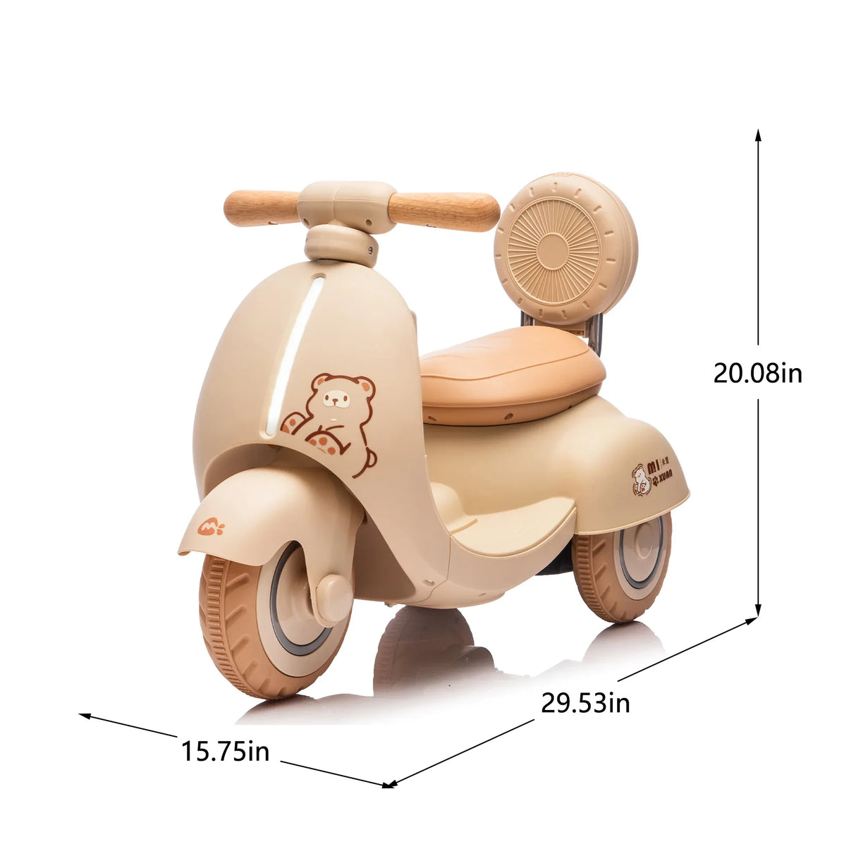 12V Toddler Ride-On Scooter With Parent Remote - Omega Lifestyles
