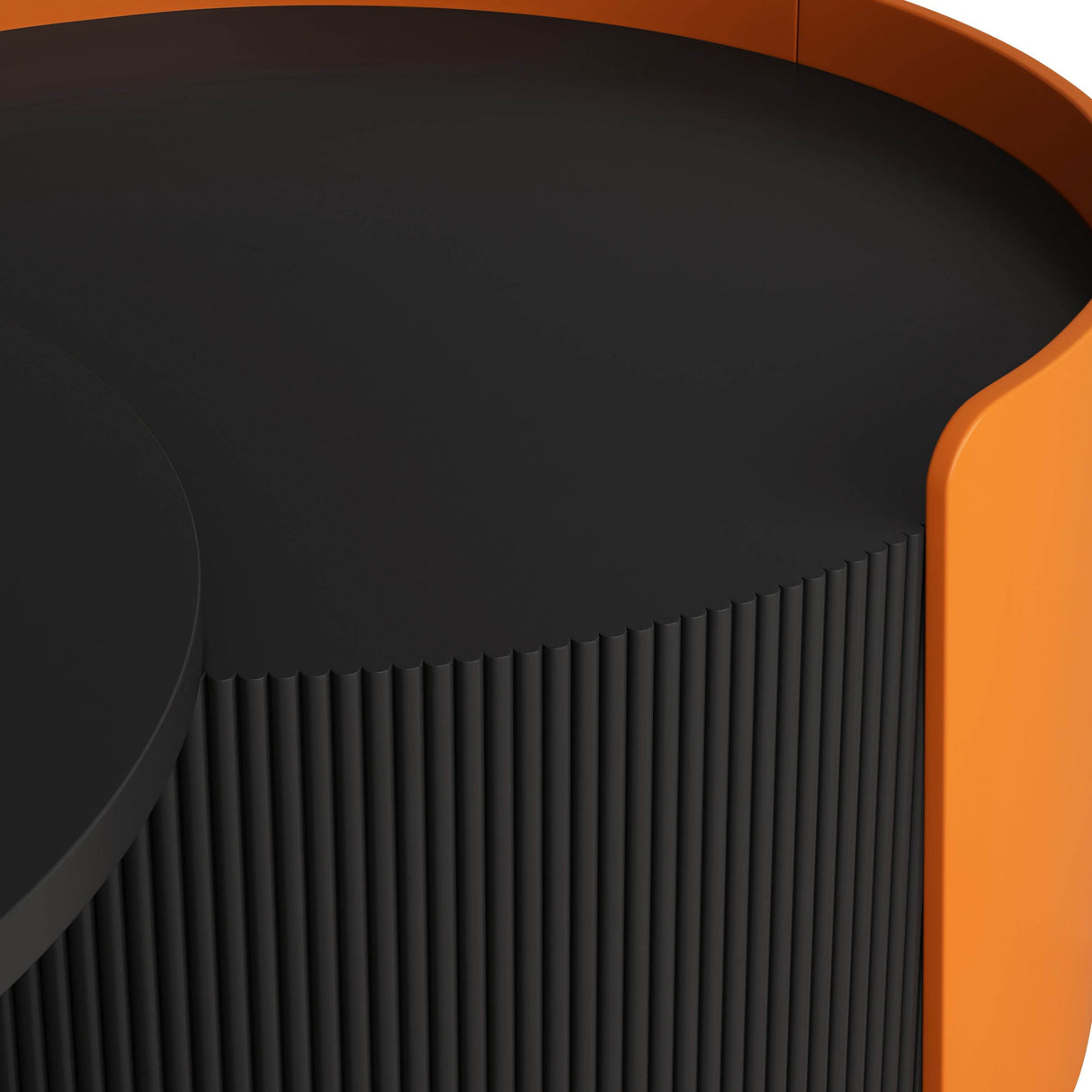 Modern Round Nesting Coffee Table With Storage - Sleep Galleria