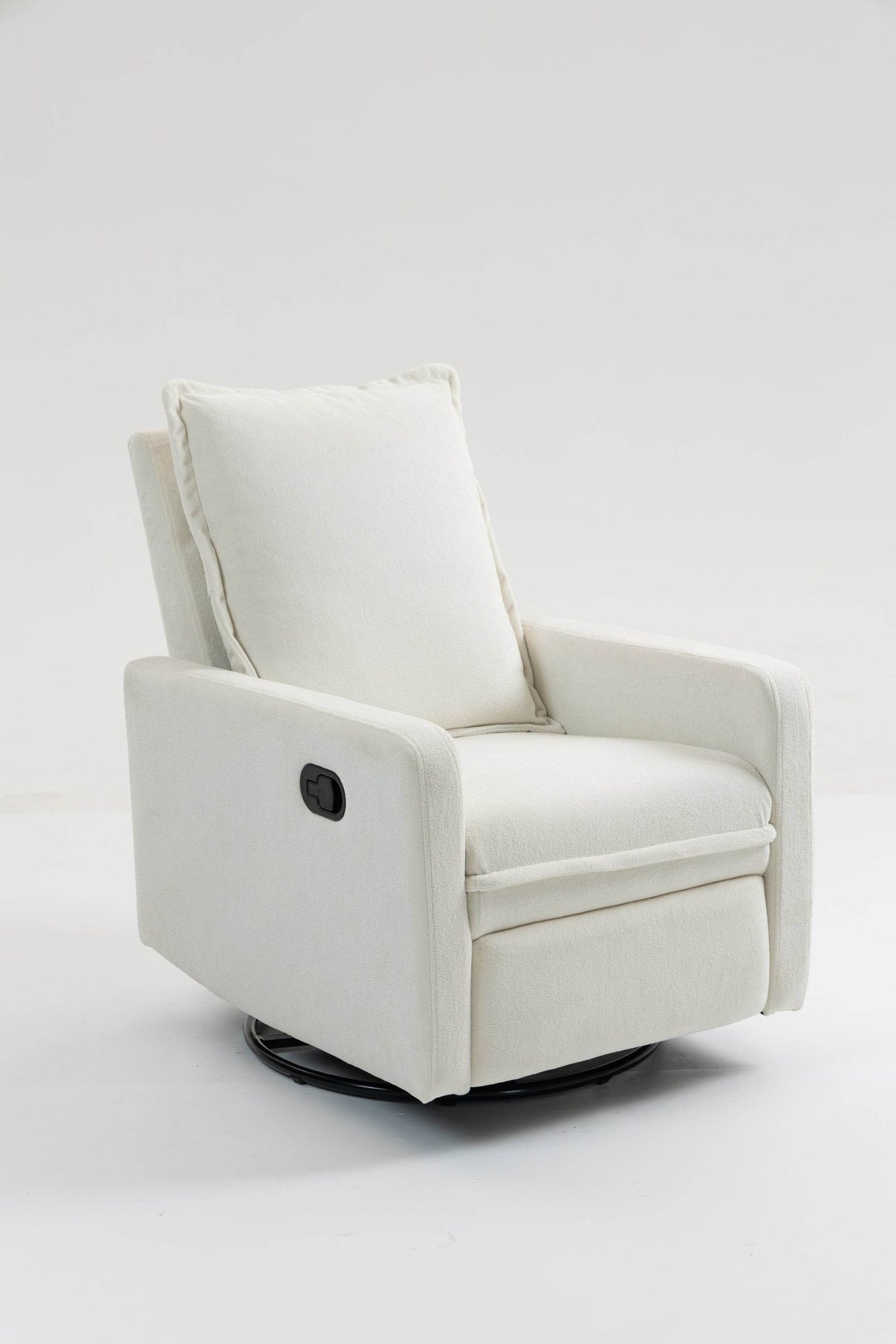 Velvet Plush Manual Button Armchair Sofa