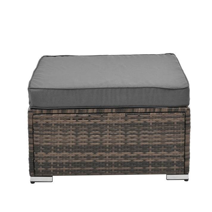 4-Piece Brown PE Rattan Outdoor Patio Furniture Set - Sleep Galleria