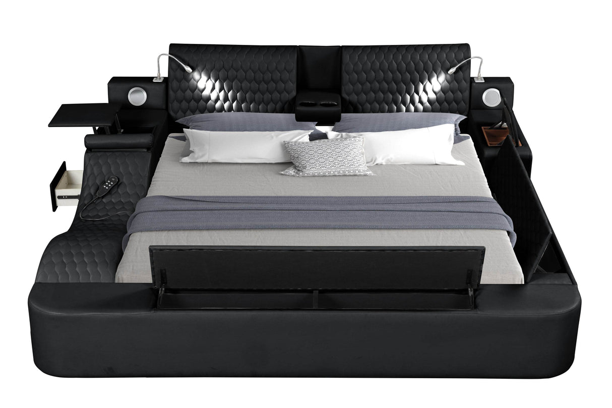 Remote-Controlled Massage Chaise Lounge Bed Frame - Omega Lifestyles