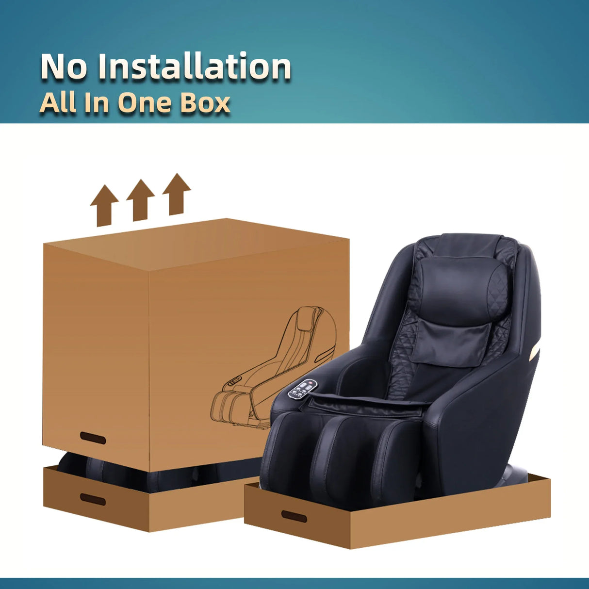 Zero Gravity Knead Tap Shiatsu Full Body Massage Chair - Omega Lifestyles