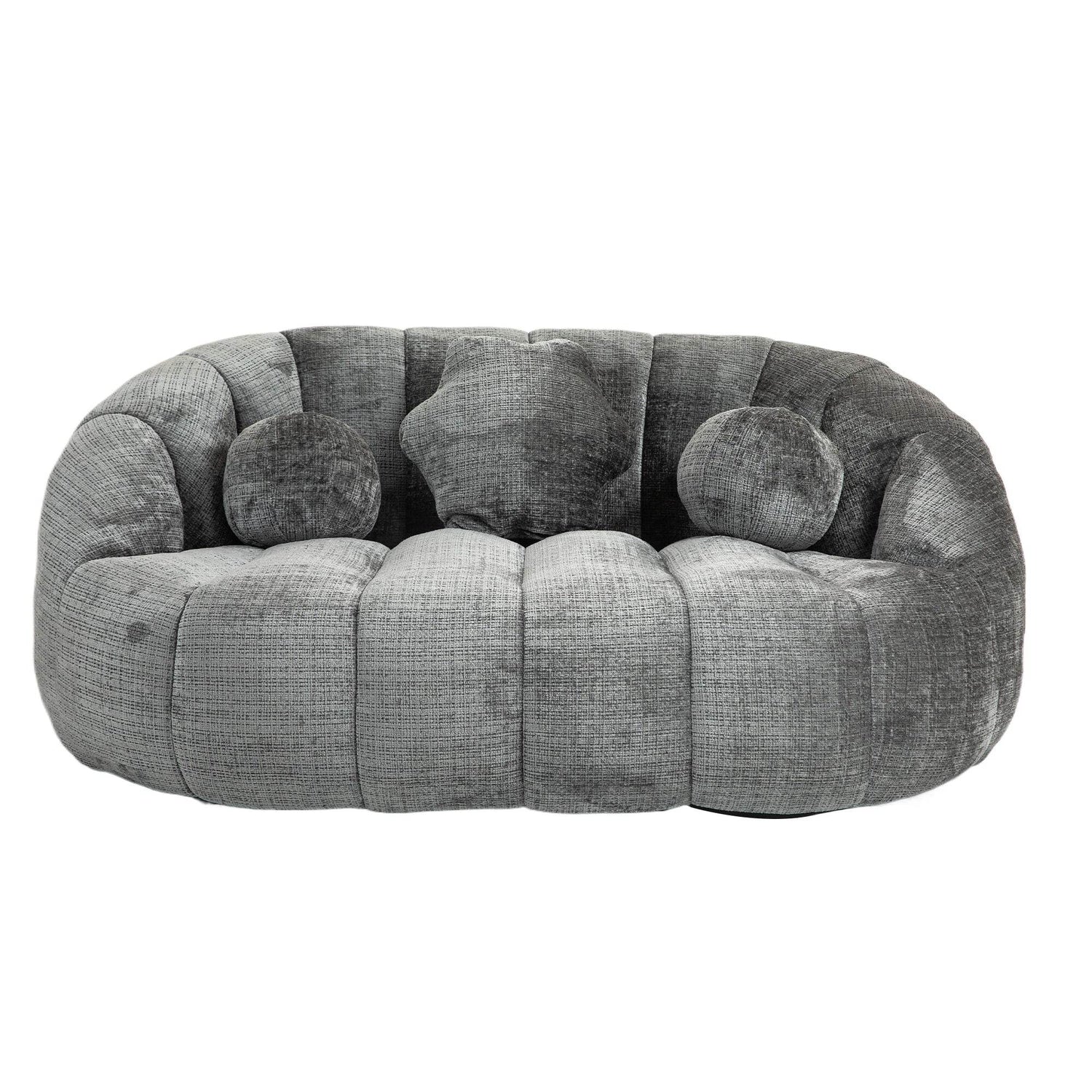 High Density Foam Chenille Bean Bag Lounge Chair - Sleep Galleria