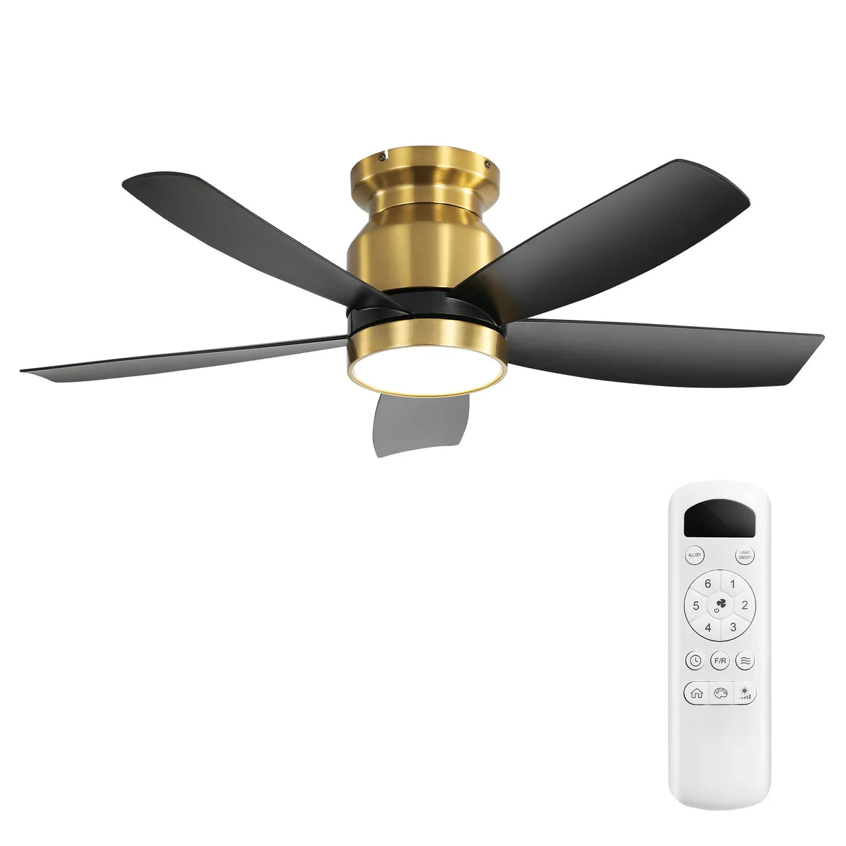 42-Inch Dimmable LED Remote Control Ceiling Fan - Omega Lifestyles