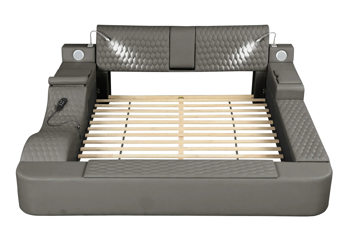 Remote-Controlled Massage Chaise Lounge Bed Frame - Omega Lifestyles