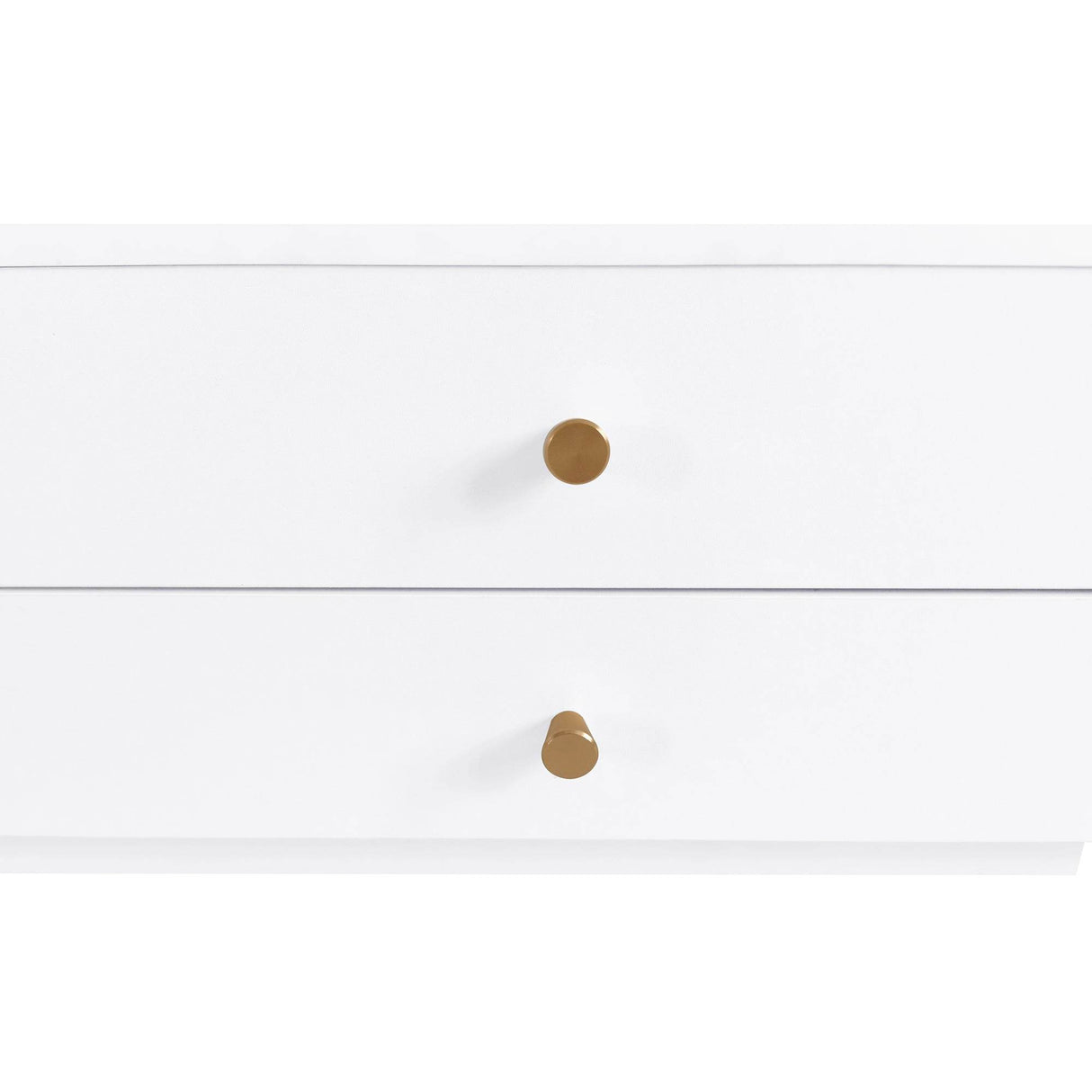 Modern White Particle Board TV Stand With Drawers - Sleep Galleria