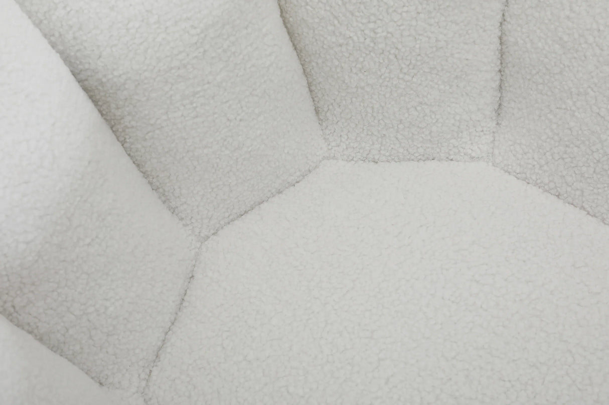 Plush Teddy Foam Bean Bag Chair With Armrests - Omega Lifestyles