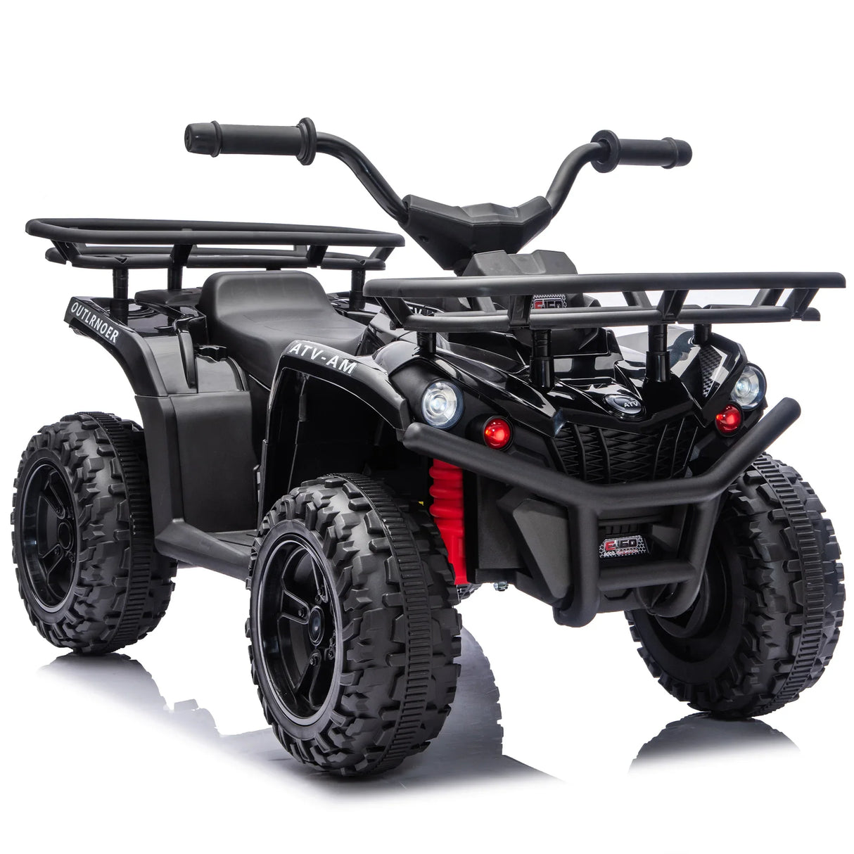 24V High-Power Kids Ride-On ATV With Storage Racks - Omega Lifestyles