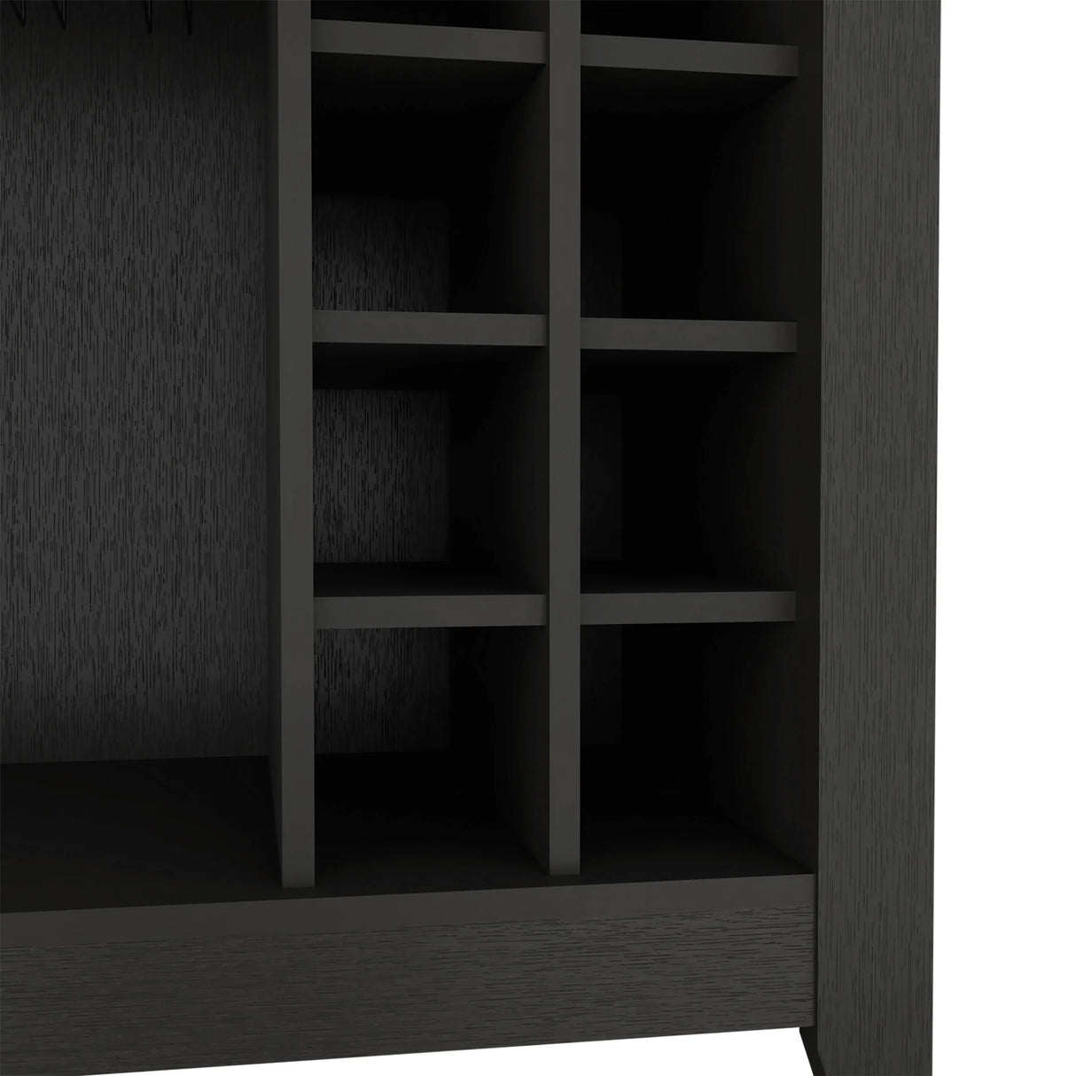 Multifunctional Particle Board Mojito Bar Cabinet With Wine Rack - Omega Lifestyles