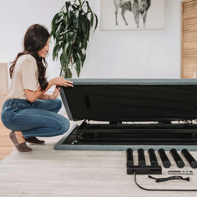 California King Adjustable Bed Base With Head Foot Articulation - Omega Lifestyles