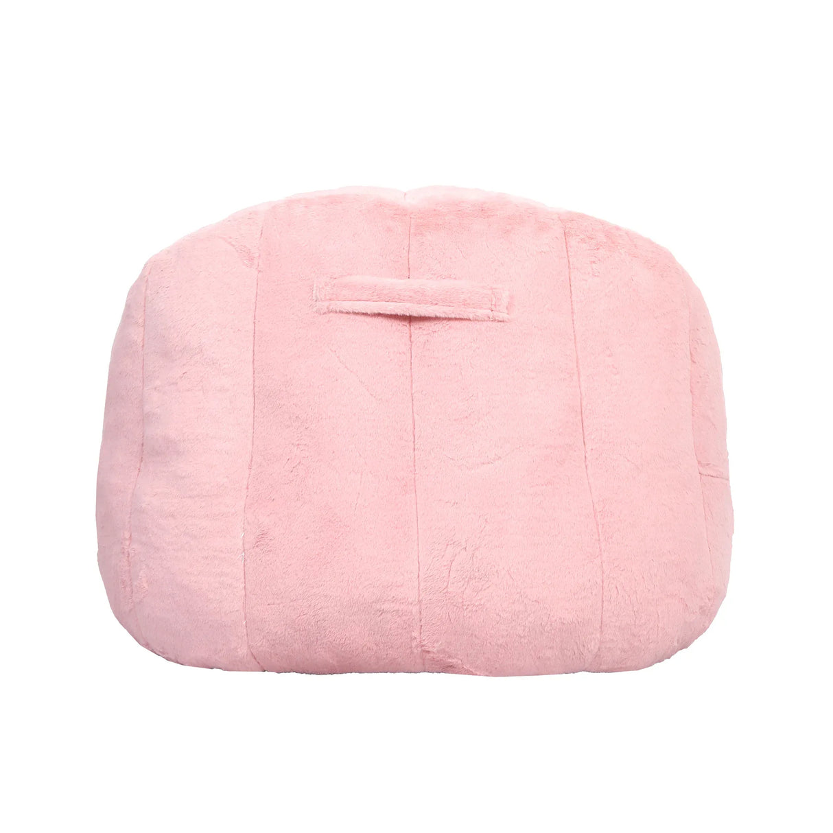 High Density Foam Pink Faux Fur Beanbag Chair - Omega Lifestyles