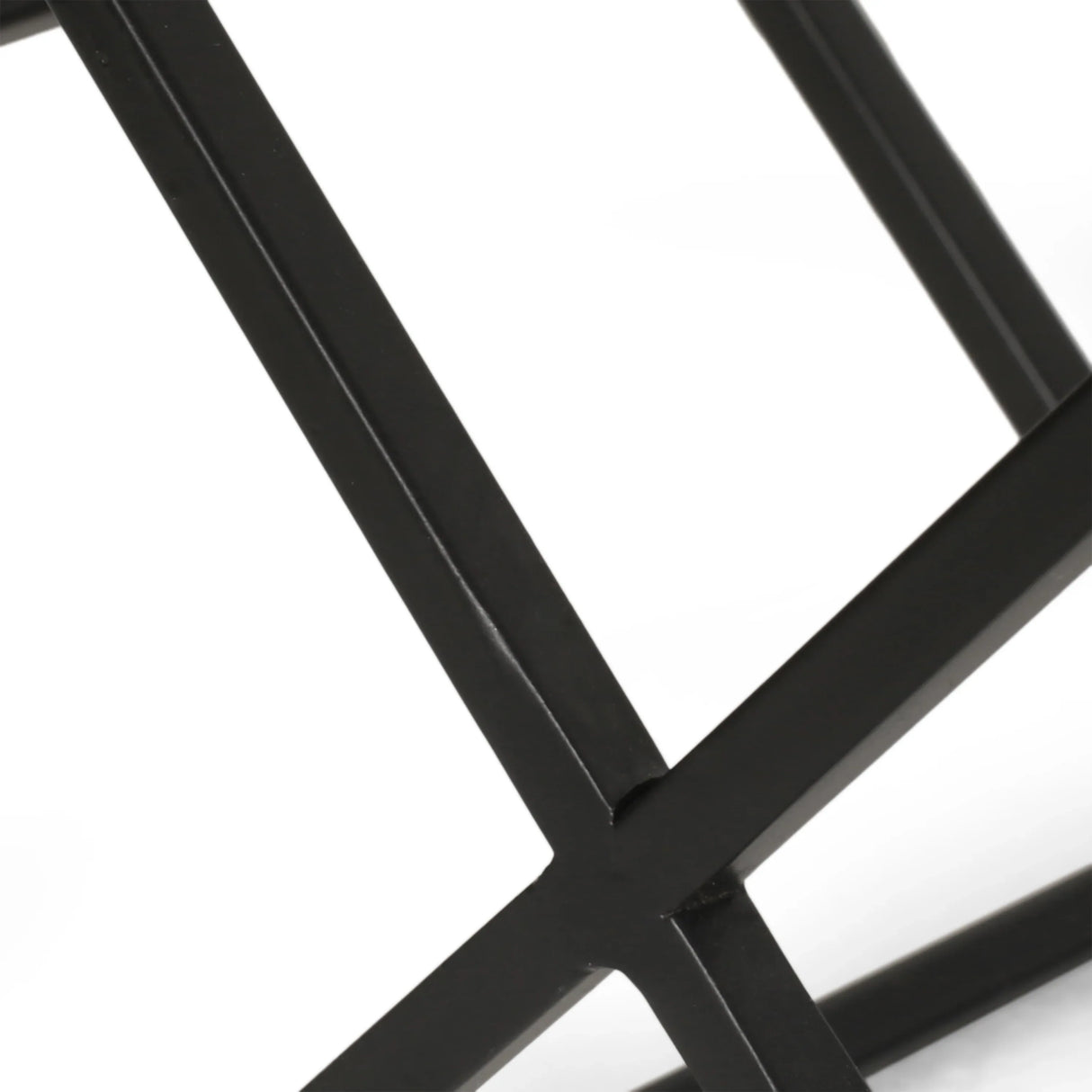 Modern Industrial Iron 7-Bottle Tabletop Wine Rack - Omega Lifestyles