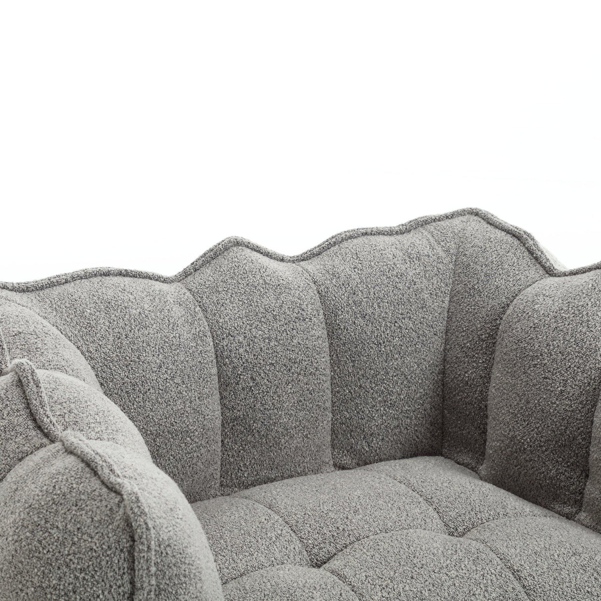 Soft Chenille High Resilient Foam Bean Bag Chair - Omega Lifestyles