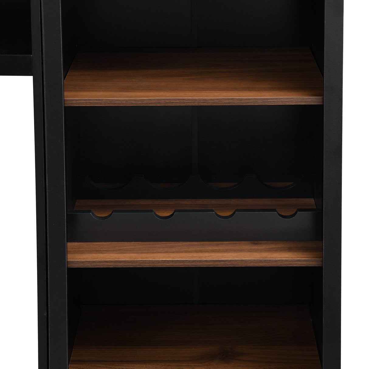 Farmhouse Mid-Century Walnut MDF TV Stand - Sleep Galleria