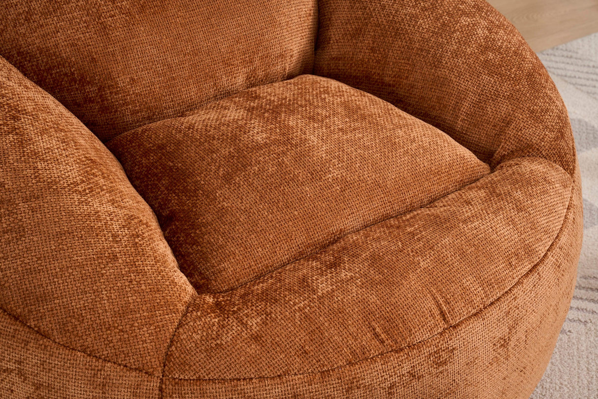 Extra Soft Chenille Memory Foam Bean Bag Chair - Omega Lifestyles