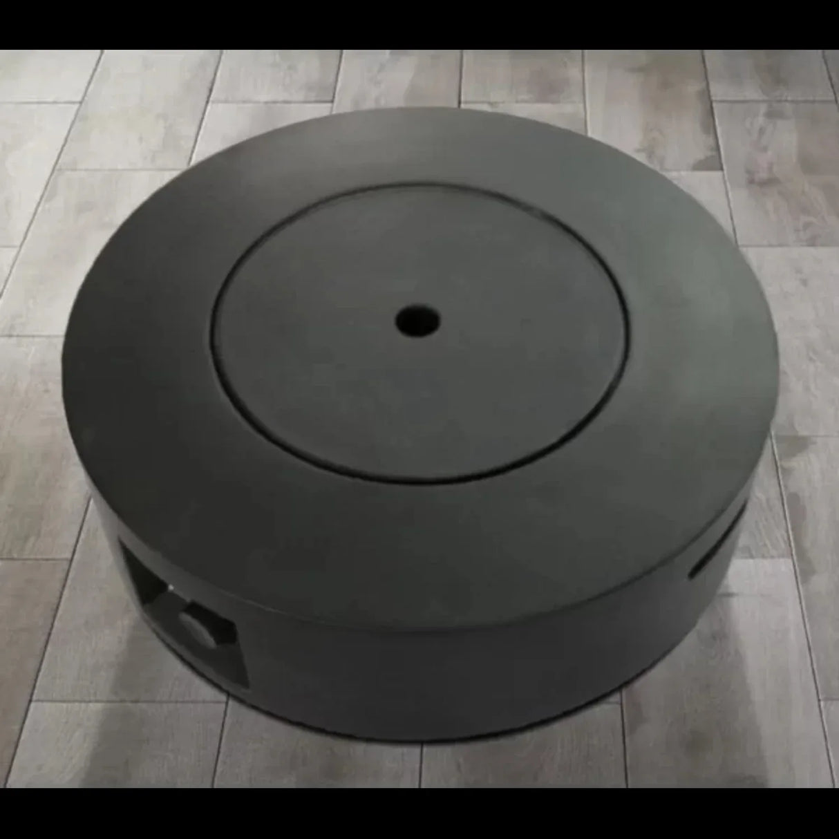 Modern Round Concrete Outdoor Fire Pit Table - Omega Lifestyles