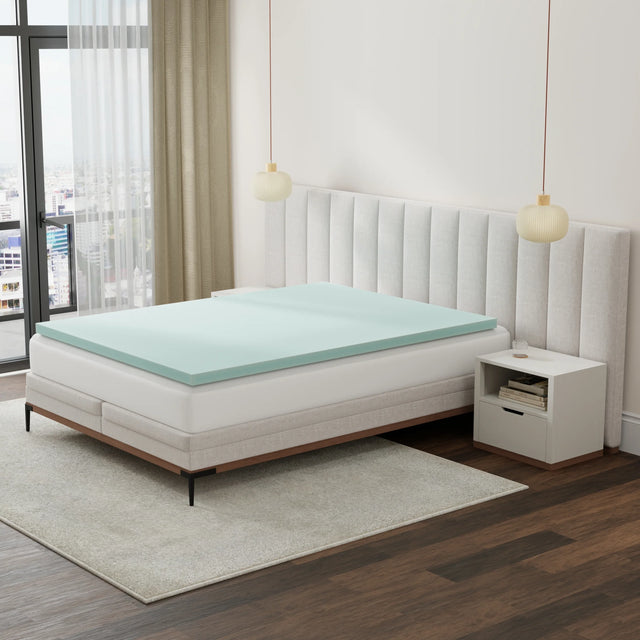 3-Inch Plush Memory Foam Twin Mattress Topper - Omega Lifestyles