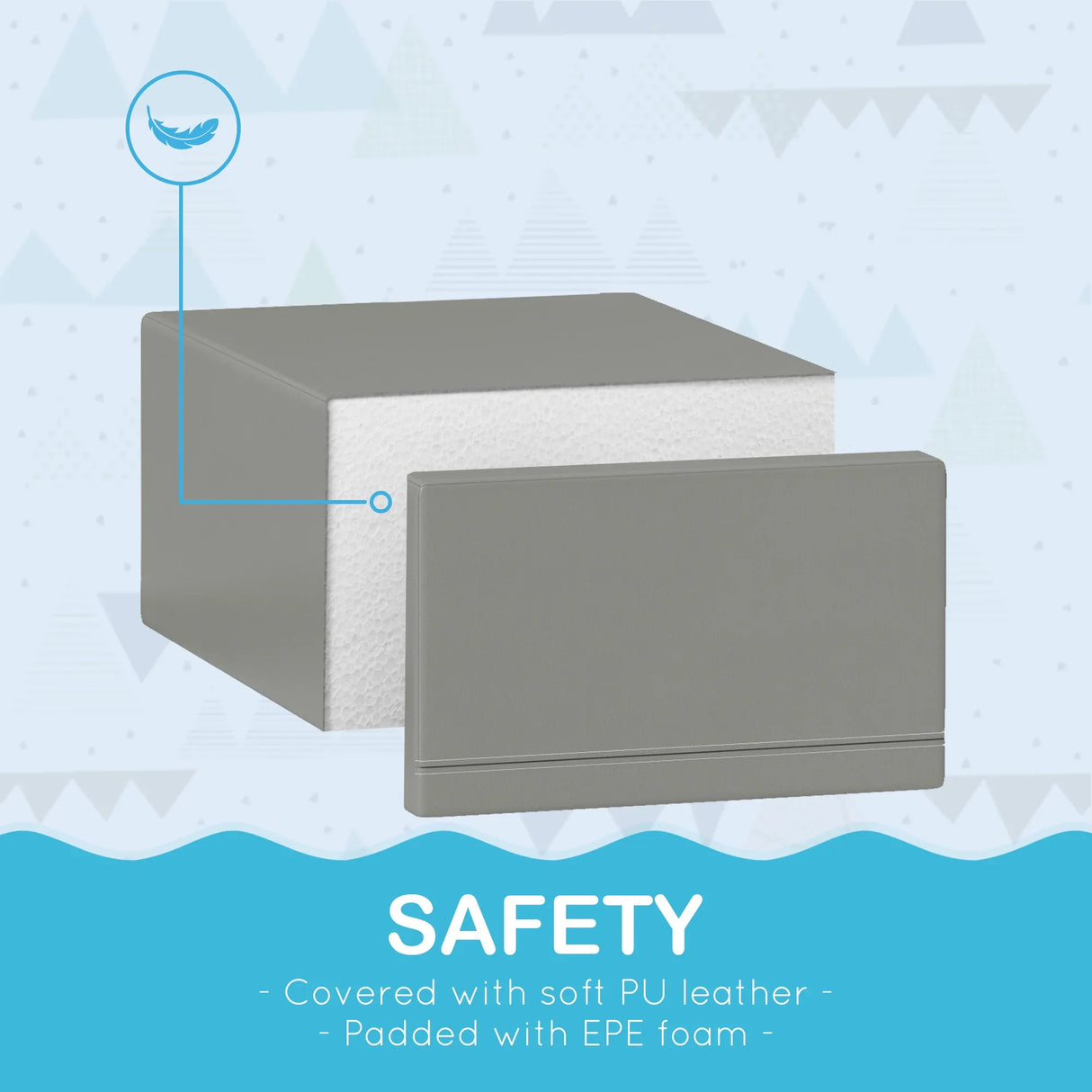 2-Piece Soft Foam Kids Climbing Play Set - Omega Lifestyles