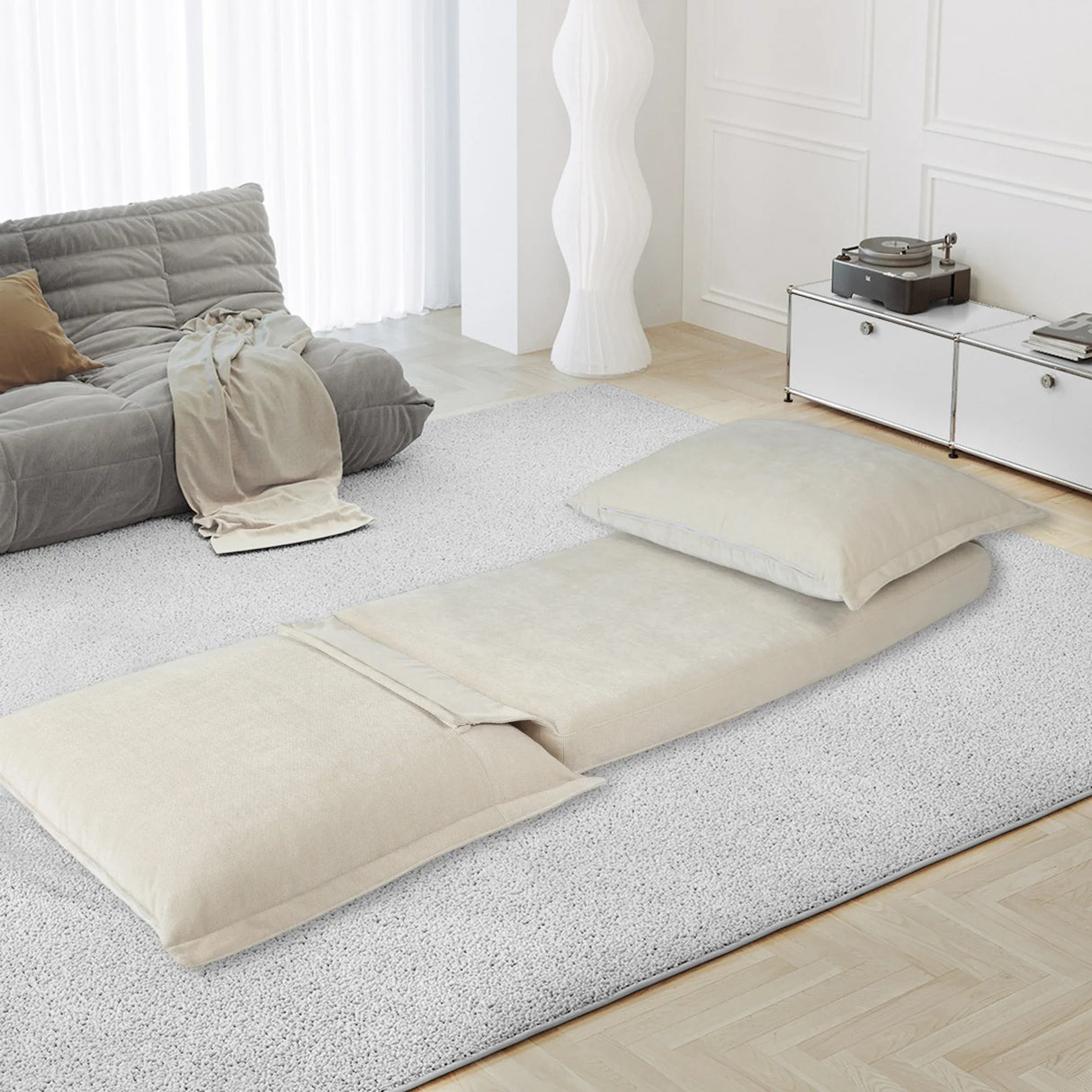 Convertible Floor Sofa Chair With Adjustable Backrest - Omega Lifestyles