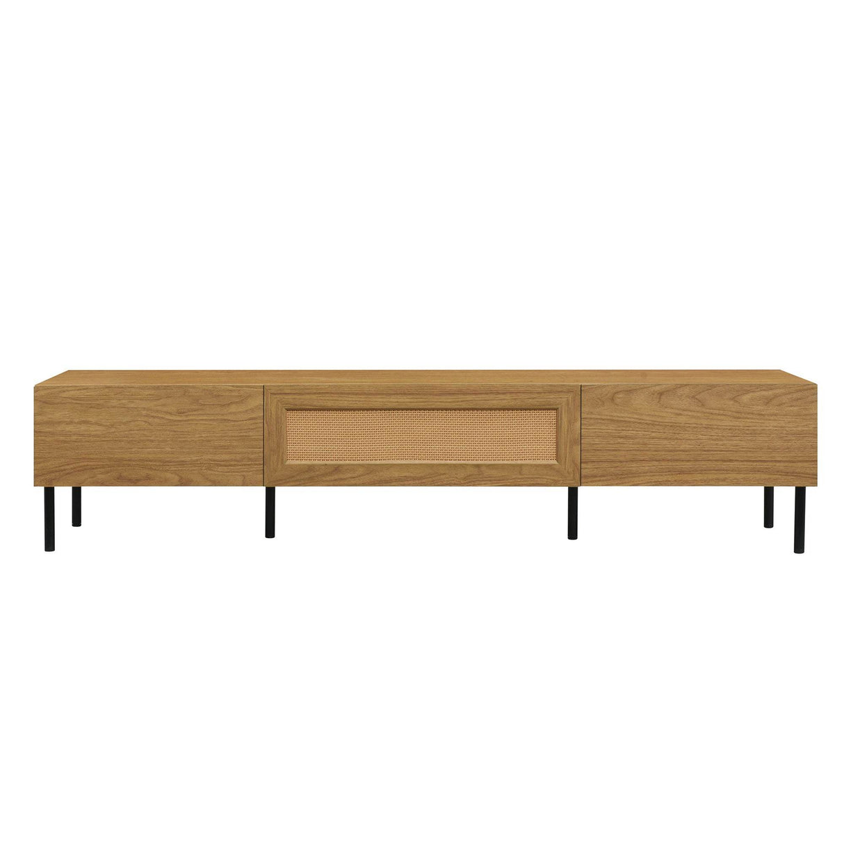 Boho Farmhouse Particle Board TV Stand Cabinet - Sleep Galleria