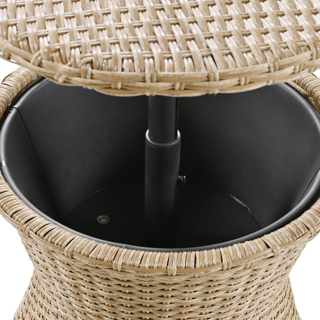 5-Piece Outdoor Patio Furniture Set With Cool Bar Table - Omega Lifestyles