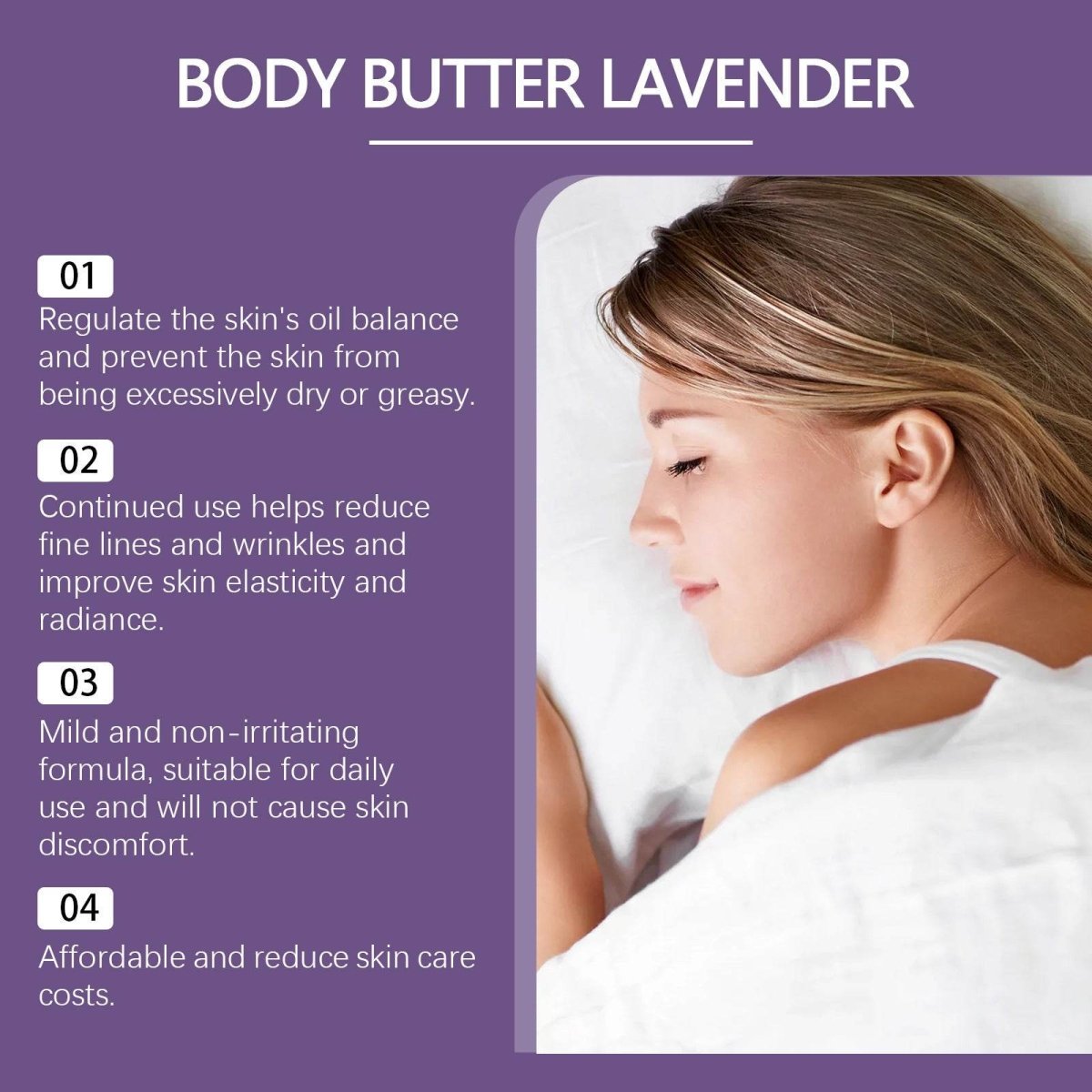Lavender Magnesium Hydrating Body Lotion Gentle Care - Sleep Galleria