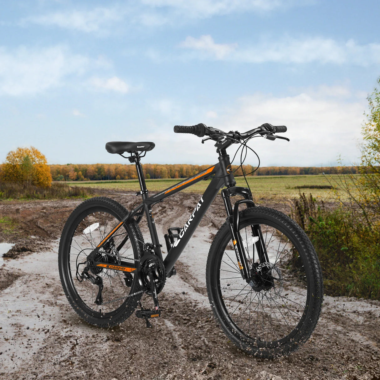 26-Inch Steel Frame Mountain Bike With Shimano 21-Speed - Omega Lifestyles