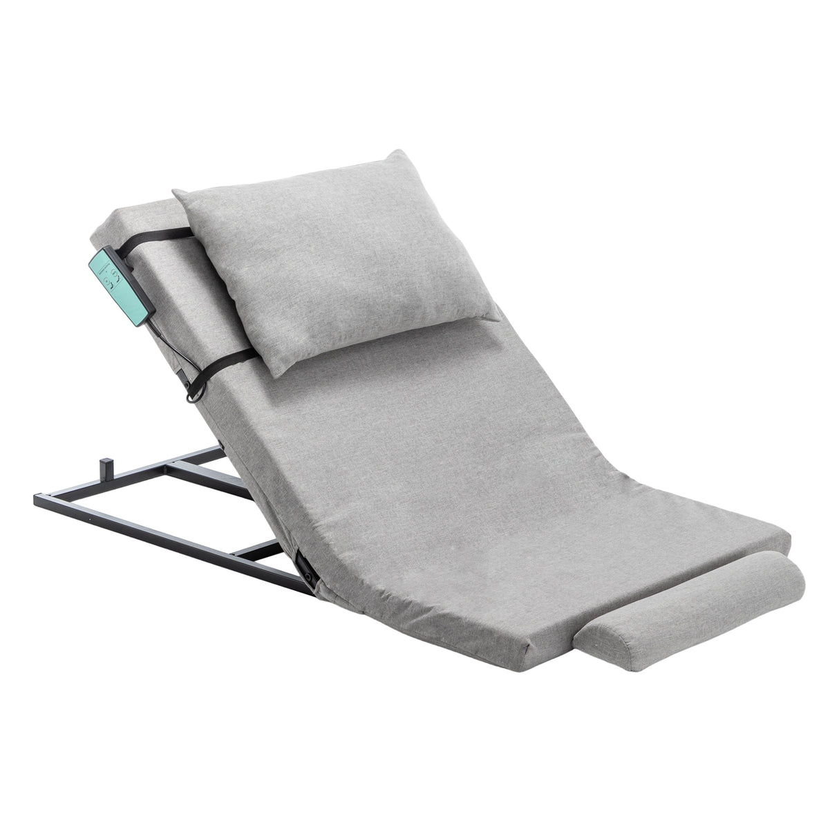 Electric Adjustable Foam Backrest Bed Support Gray