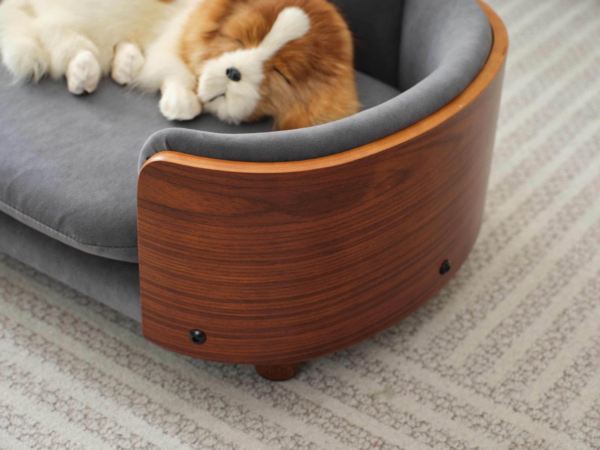 Orthopedic Scandinavian Solid Wood Elevated Dog Bed - Sleep Galleria