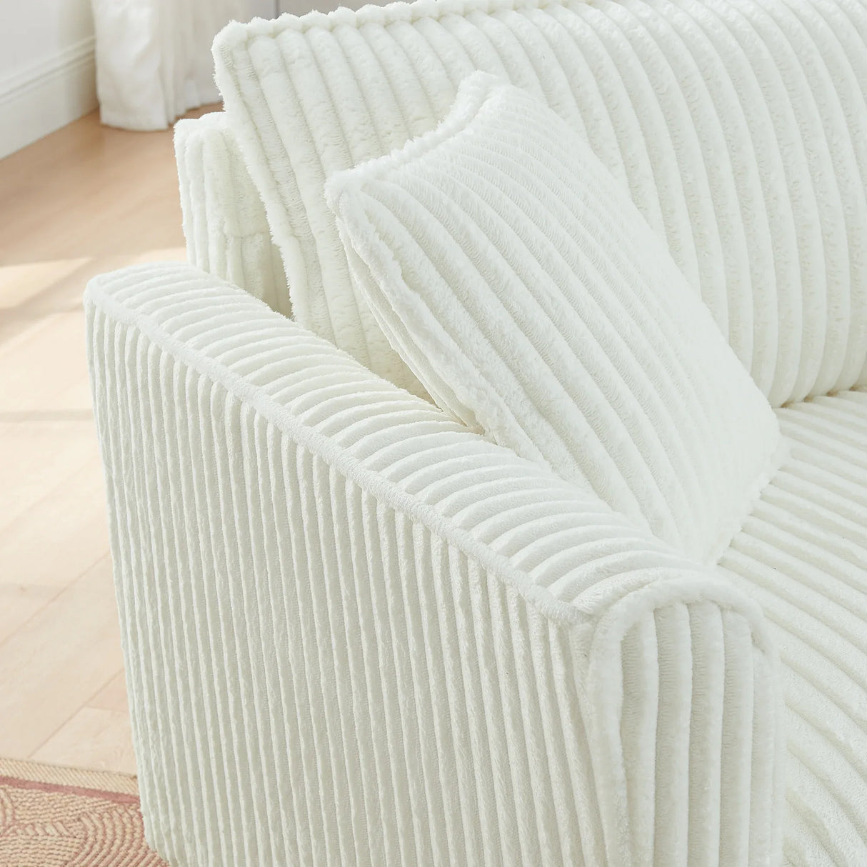 Corduroy Foam Lazyman Single-Person Sofa Chair - Omega Lifestyles