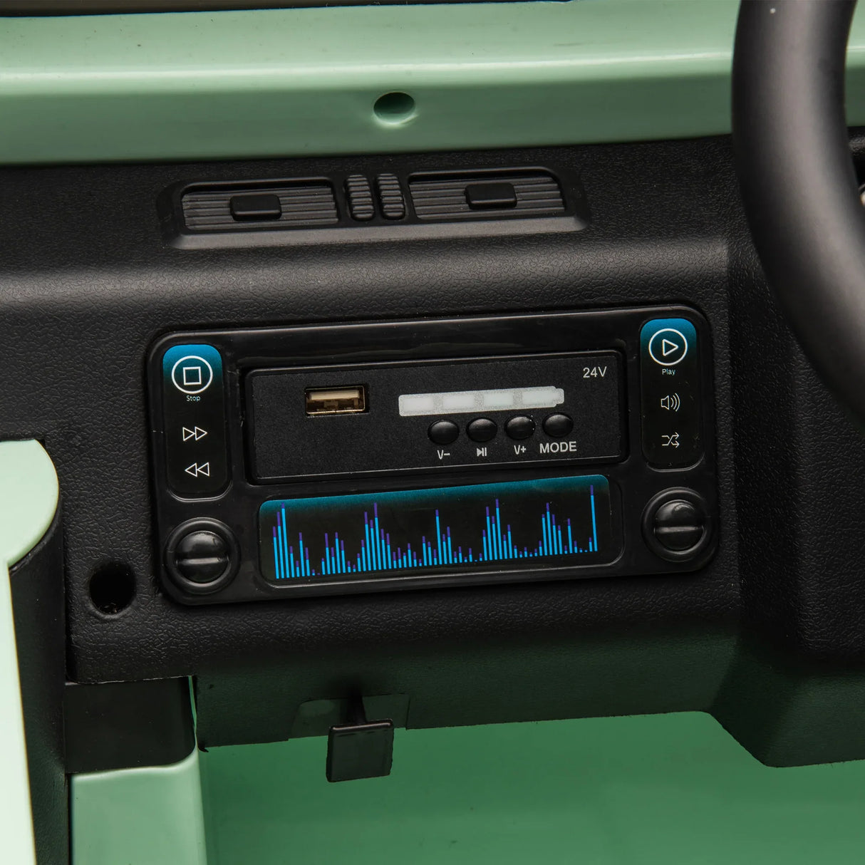 Licensed Land Rover Defender 24V Kids Ride-On Car - Omega Lifestyles