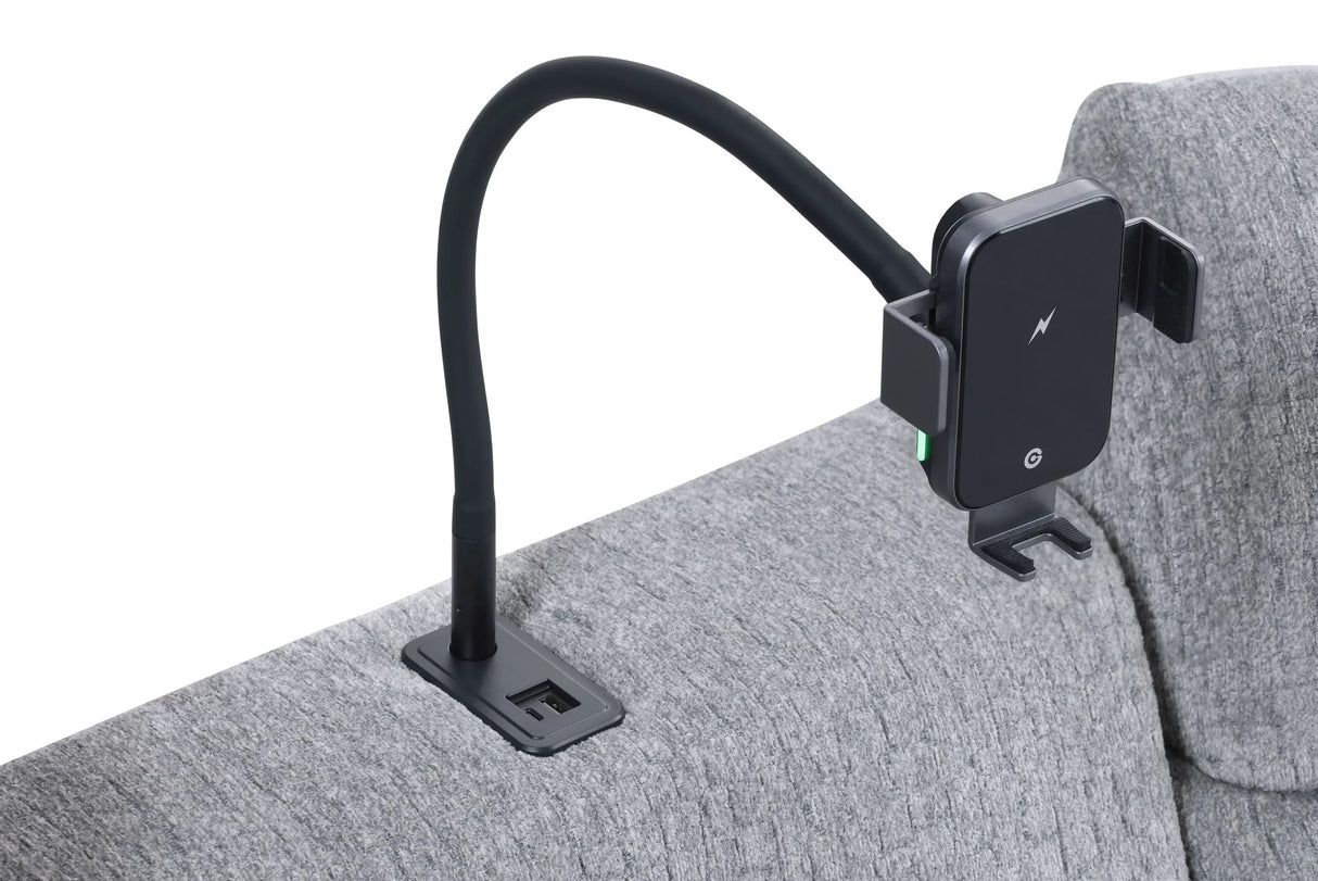 Fullar Modular Power Motion Sectional Sofa With Wireless Chargers And Speakers - Omega Lifestyles