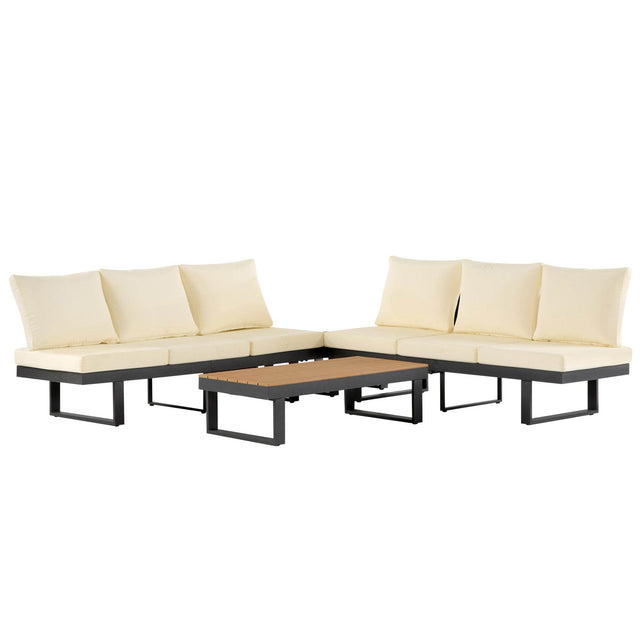 Adjustable Reclining Outdoor Sectional Patio Furniture Set - Omega Lifestyles