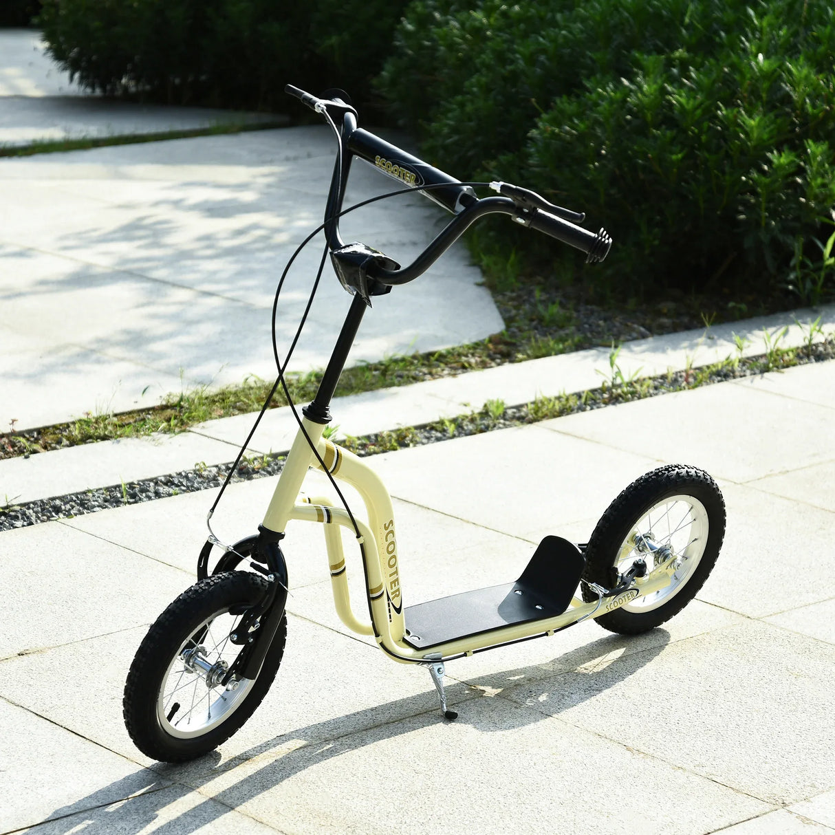 Youth Scooter With Dual Brakes Adjustable 12-Inch Tires - Omega Lifestyles