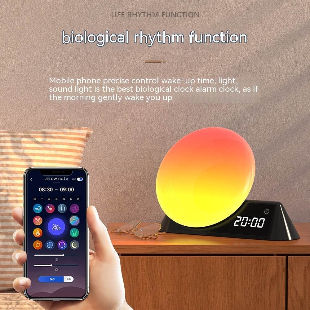 Simulated Sunrise Sunset Colorful USB Alarm Clock - Sleep Galleria