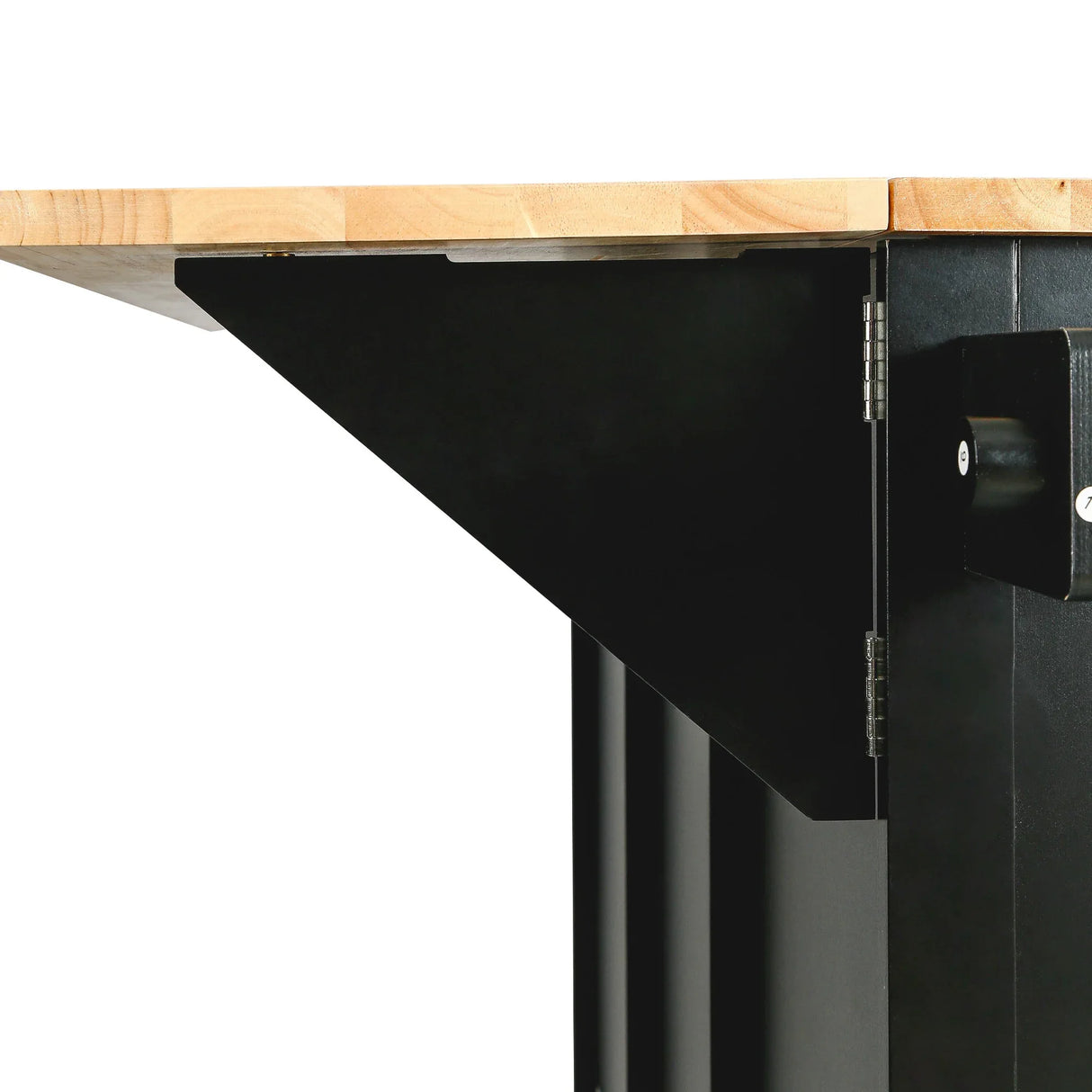 Kitchen Cart With Rubber Wood Drop-Leaf Countertop Storage - Omega Lifestyles