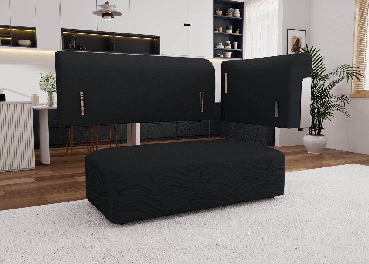 Oversized Modular Chenille Fabric Sectional Sofa - Omega Lifestyles